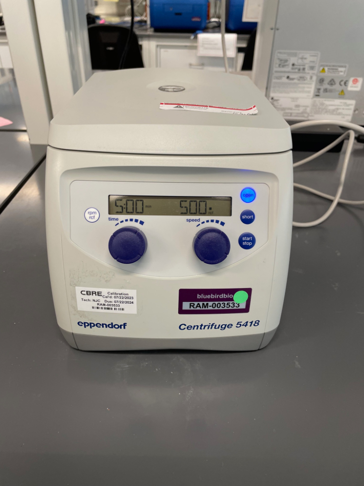 Image of Eppendorf 5418 Centrifuge
